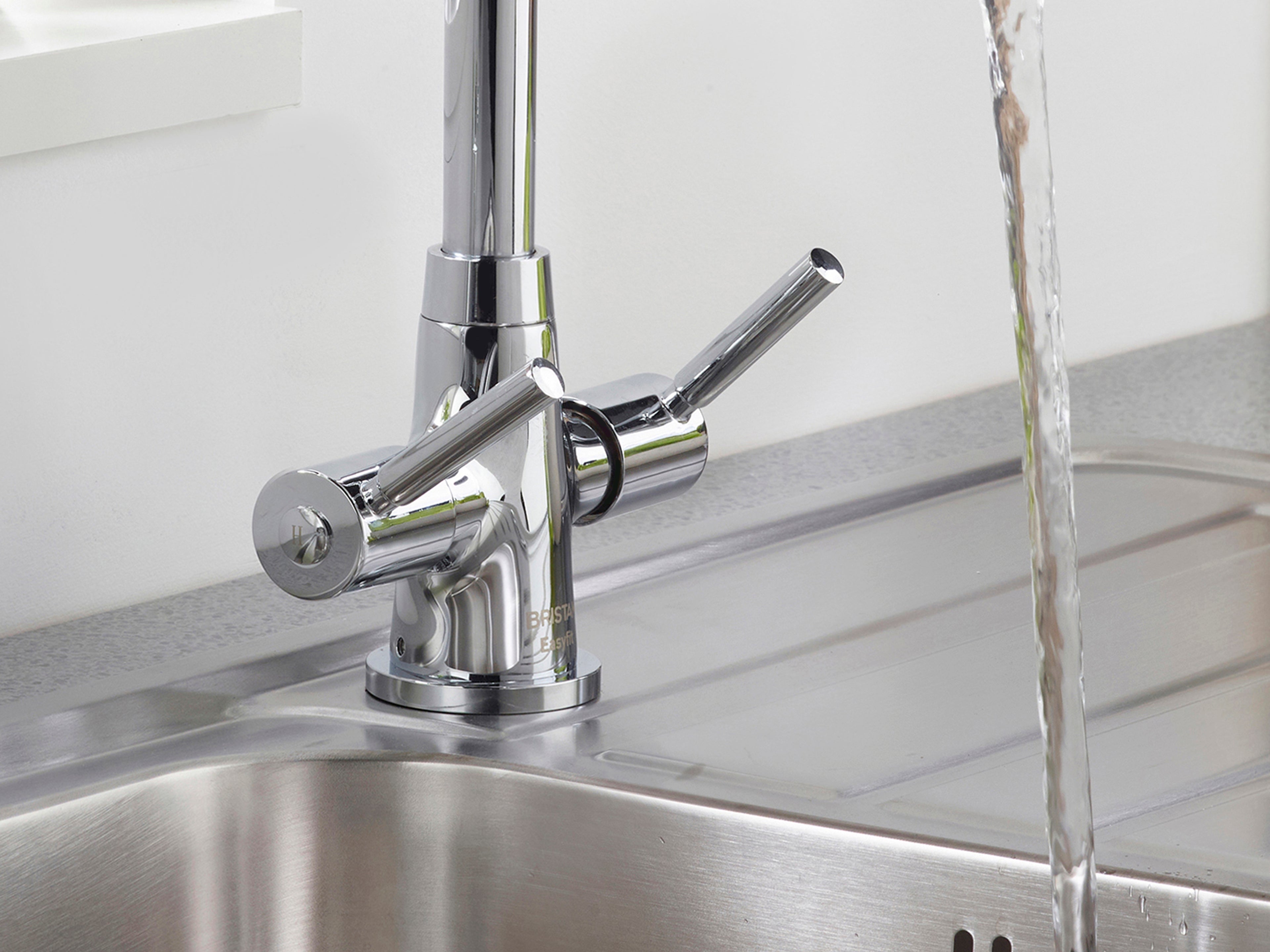 Bristan Monza Easyfit Mono Kitchen Sink Mixer Tap Chrome MZ SNK EF C