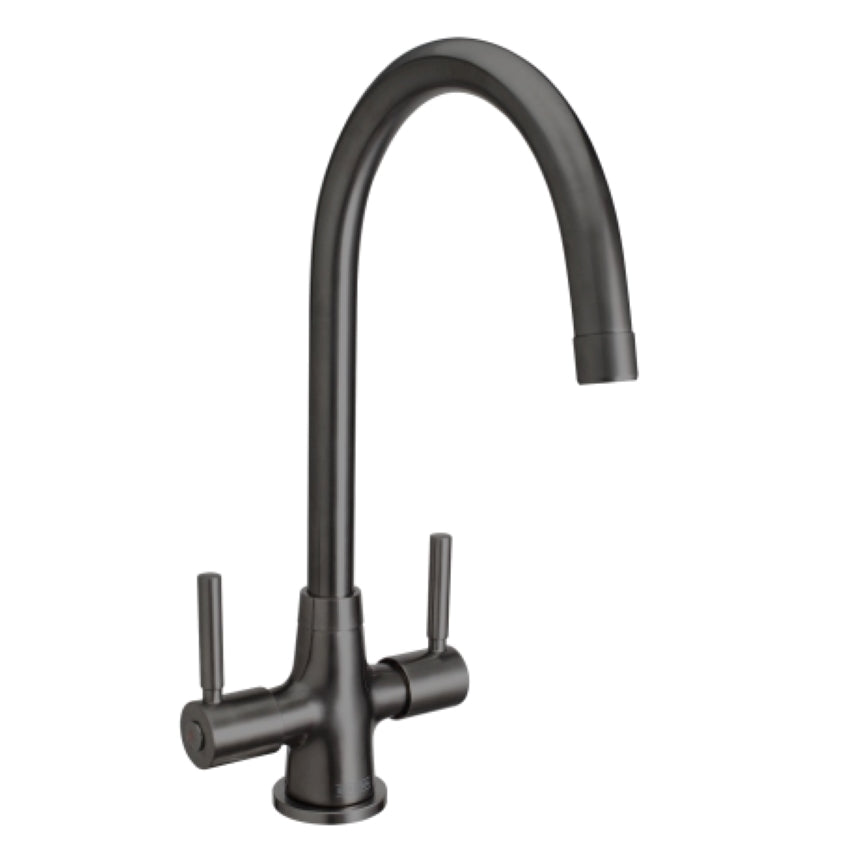 Bristan Monza Easyfit Sink Mixer Tap Gun Metal Gun Metal Grey MZ SNK EF GM
