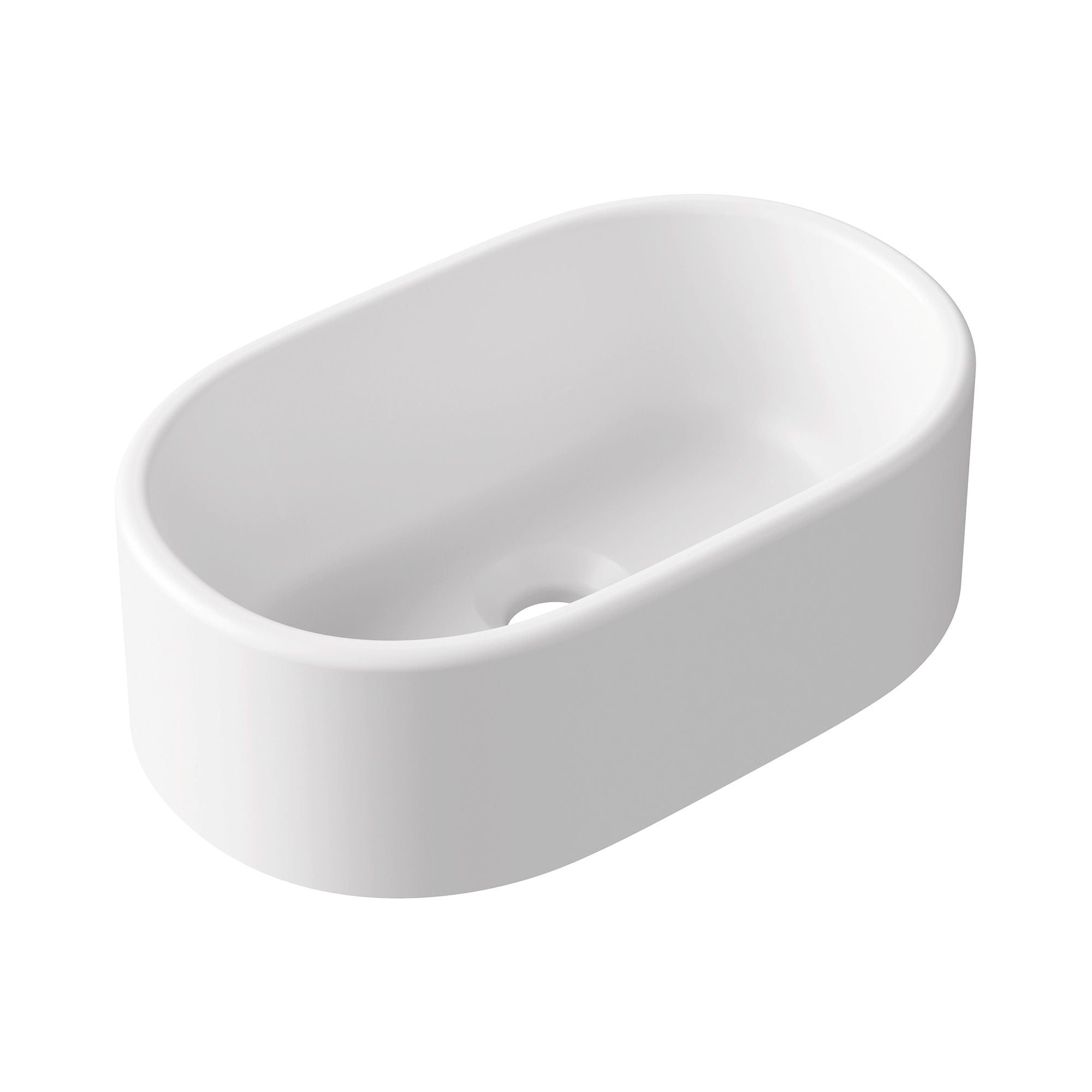HiB Romy 40cm Vessel Basin Matt White
