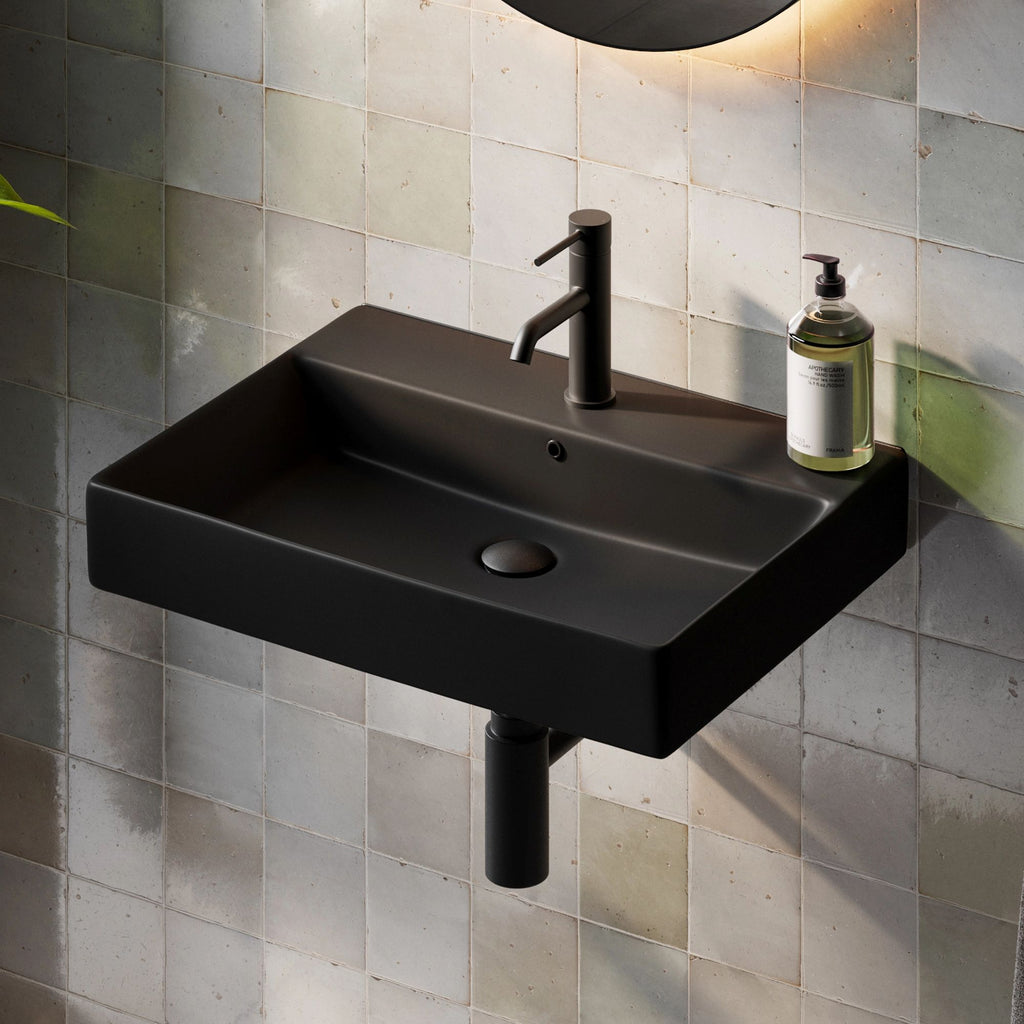Novum Vanya 60cm (Aeon/Vantage/Veles) Ceramic Basin Matt Black