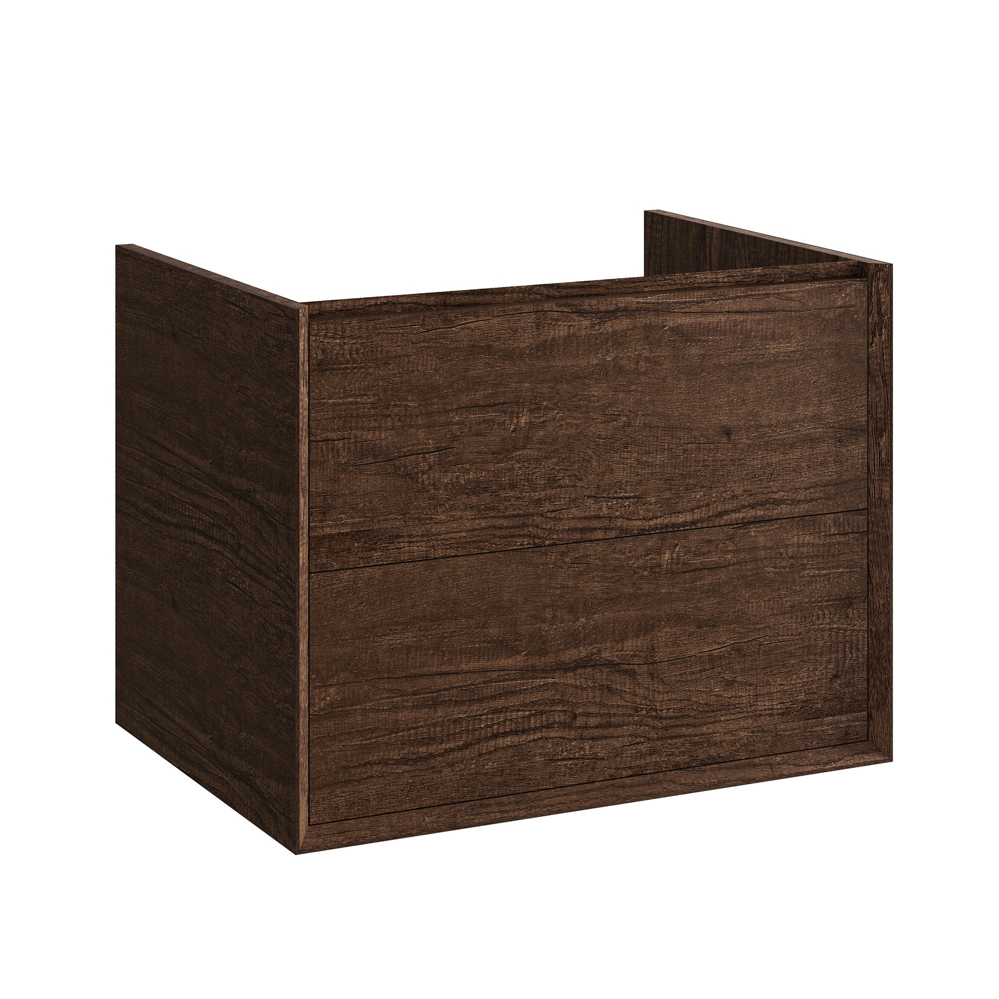 HiB Novum Vantage 60cm Dark Oak Wall Hung Unit