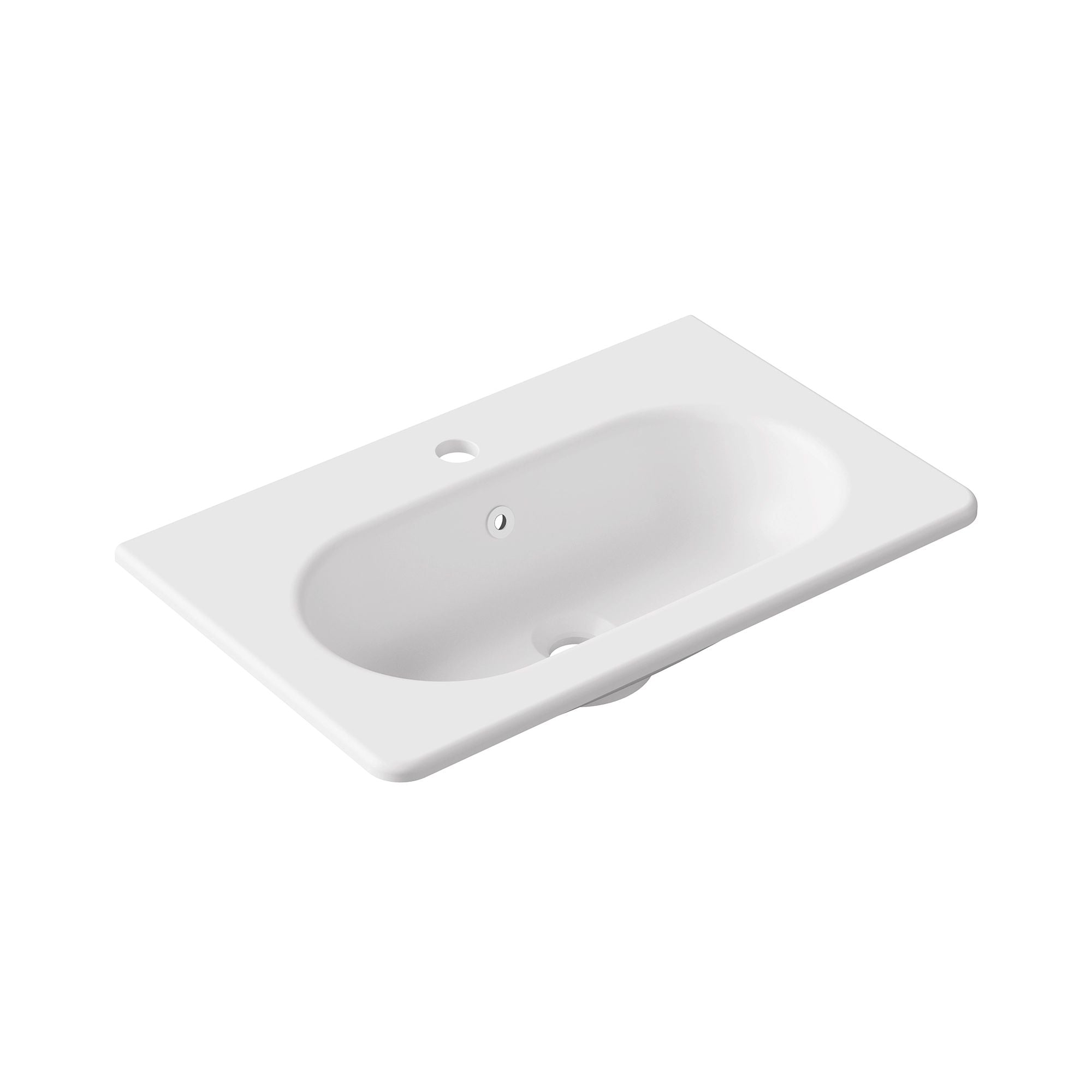 HiB Edale 60cm Furniture Basin Matt White