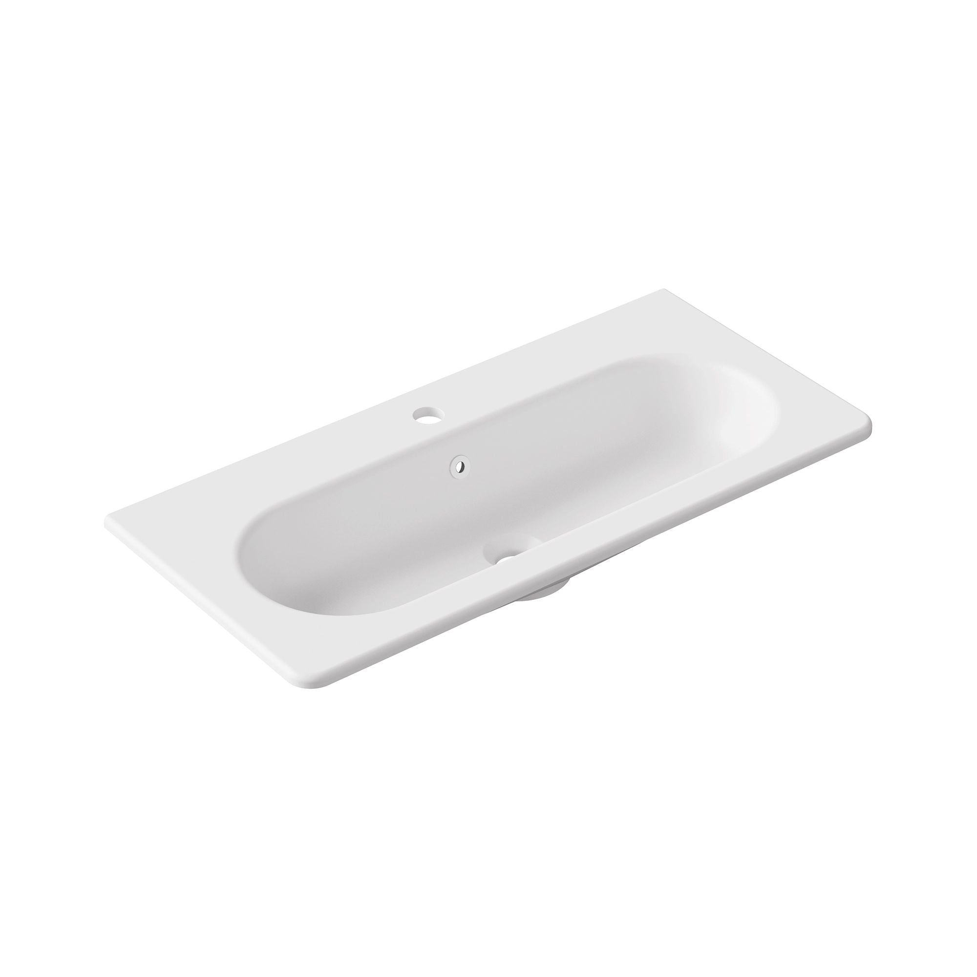HiB Edale 80cm Furniture Basin Matt White