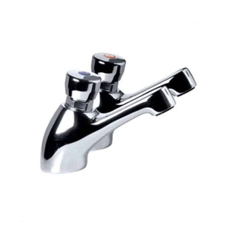 Intatec Basin Mounted Non Concussive Taps Pair