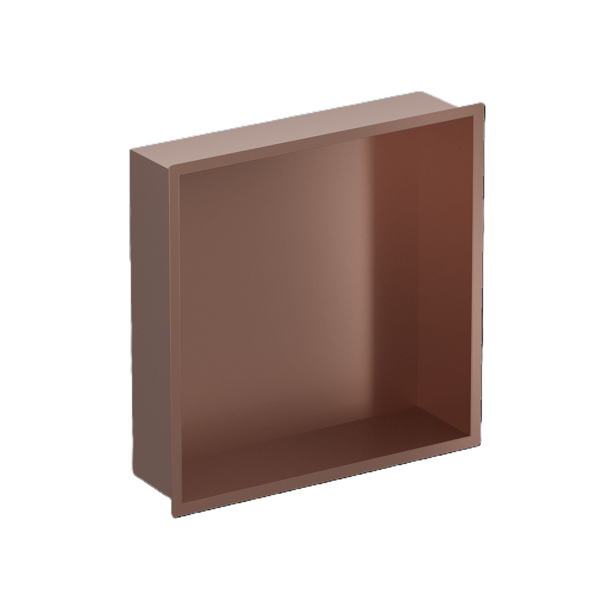 Crosswater Niches Square Shower Recess 305 x 305mm x 80mm Brushed Bronze