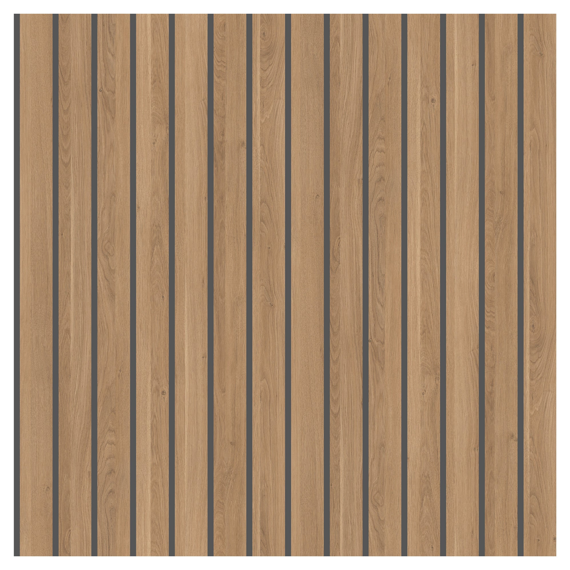 Naturepanel Panel Brown Cuneo Oak Hydro-Lock  14 Slats 2700x598x10.4mm