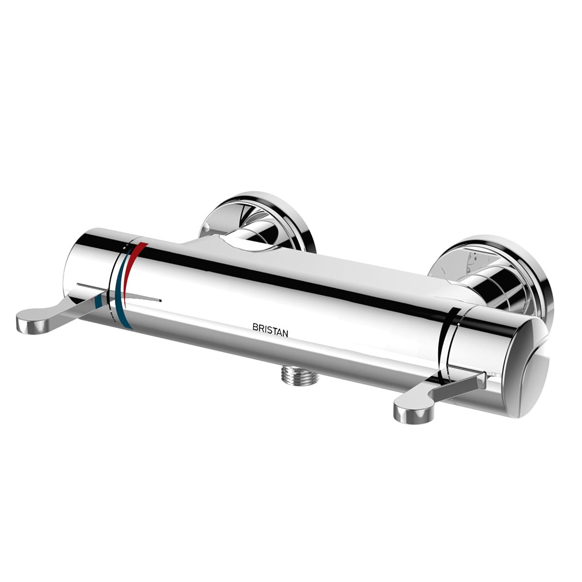 Bristan Opac Thermostatic Shower Valve Only with Levers Chrome OP SHXVO ISOL EL C