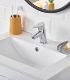 Bristan Orta Basin Mixer with Clicker Waste Chrome OR BAS C