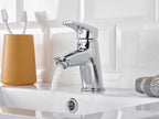 Bristan Orta Basin Mixer with Clicker Waste Chrome OR BAS C