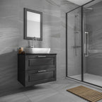 Verona Delilah Dark Grey Matt Glazed Porcelain W&F 300x600mm Pk/6