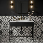 Verona Georgia Patterned Glazed Ceramic Tile 250 x 250mm Pack of 16