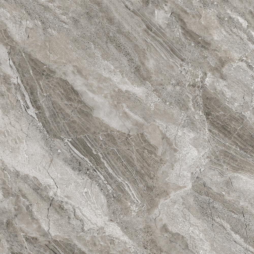 Verona Ava Grey Polished Glazed Porcelain Wall & Floor Tile 300x600mm Pk/6
