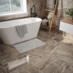 Verona Arkle Stone Polished Glazed Porcelain Wall & Floor Tile 600x600mm Pk/3