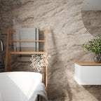 Verona Arkle Stone Polished Glazed Porcelain Wall & Floor Tile 300x600mm Pk/6