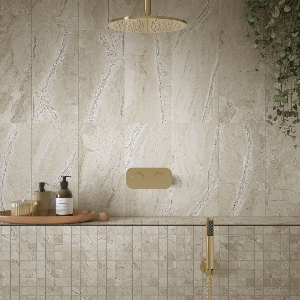 Verona Elmet Natural Porcelain Mosaic Pk/6