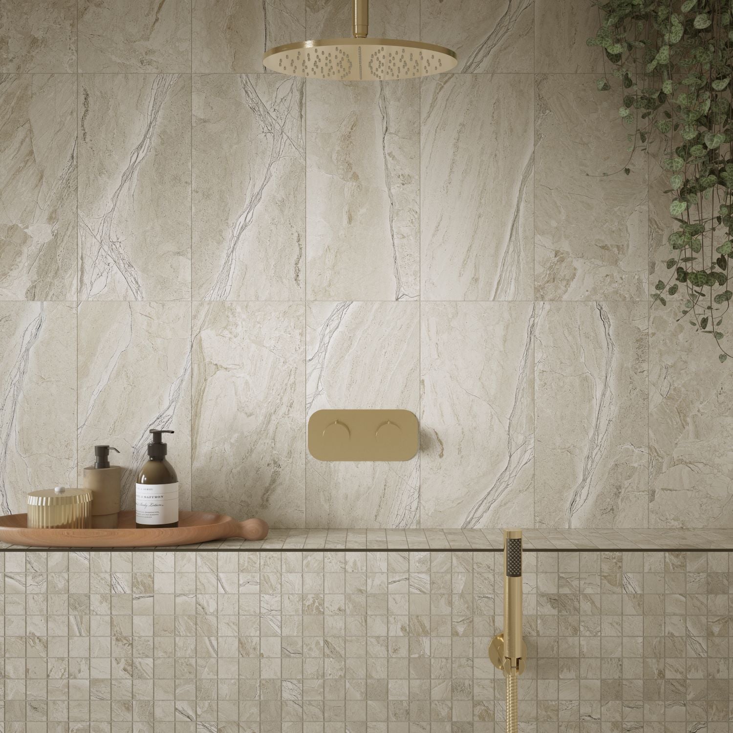 Verona Elmet Natural Porcelain Mosaic Pk/6