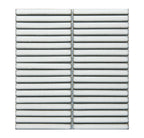 Verona Linear White Gloss Porcelain Mosaic 15x145mm Pk/10