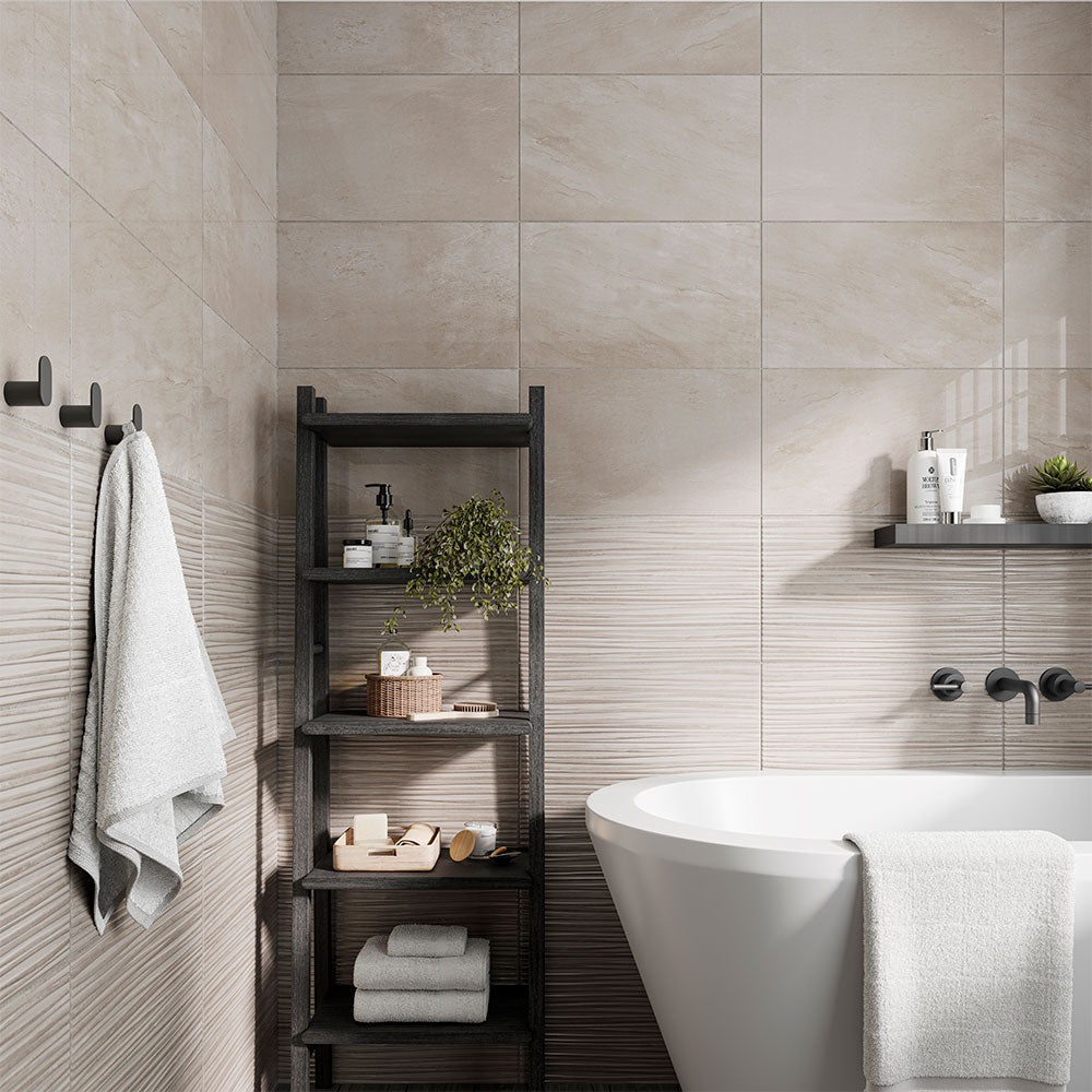 Verona Thorpe Marfil Gloss Ceramic Wall 330x550mm Pk/10