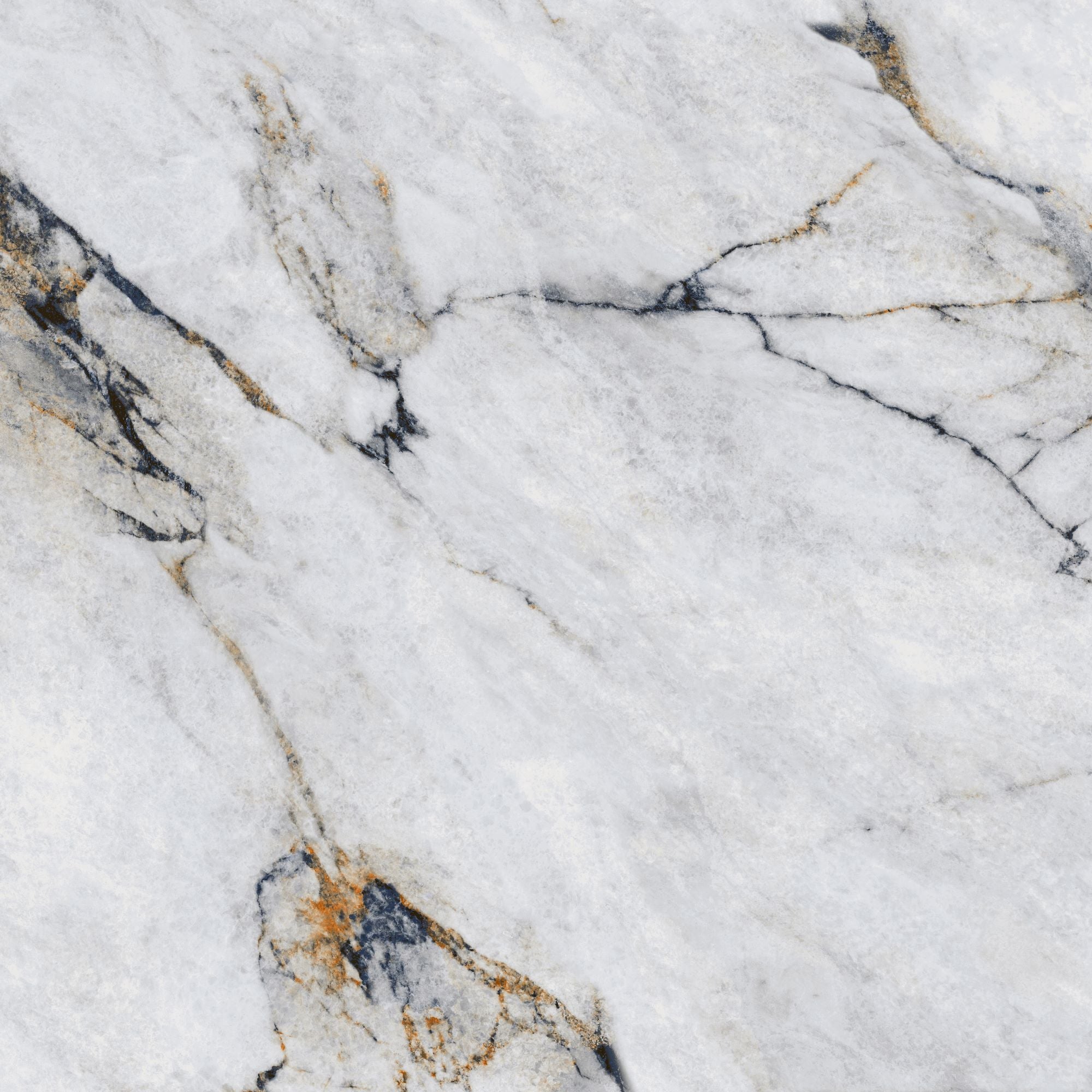 Verona Hedon Viola Marble Polished Glazed Porcelain Wall & Floor Tile 600x600mm Pk/3