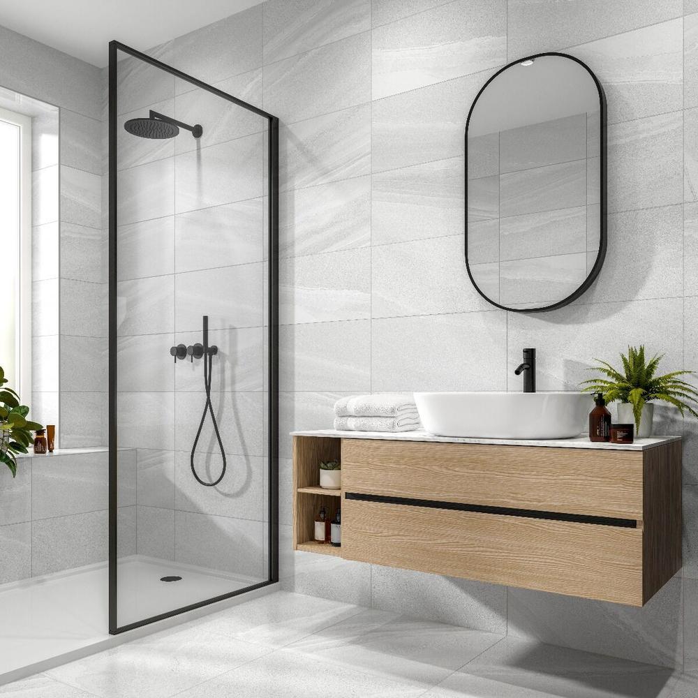 Verona Delilah Light Grey Matt Glazed Porcelain Wall & Floor Tile 600 x 600mmPk/3