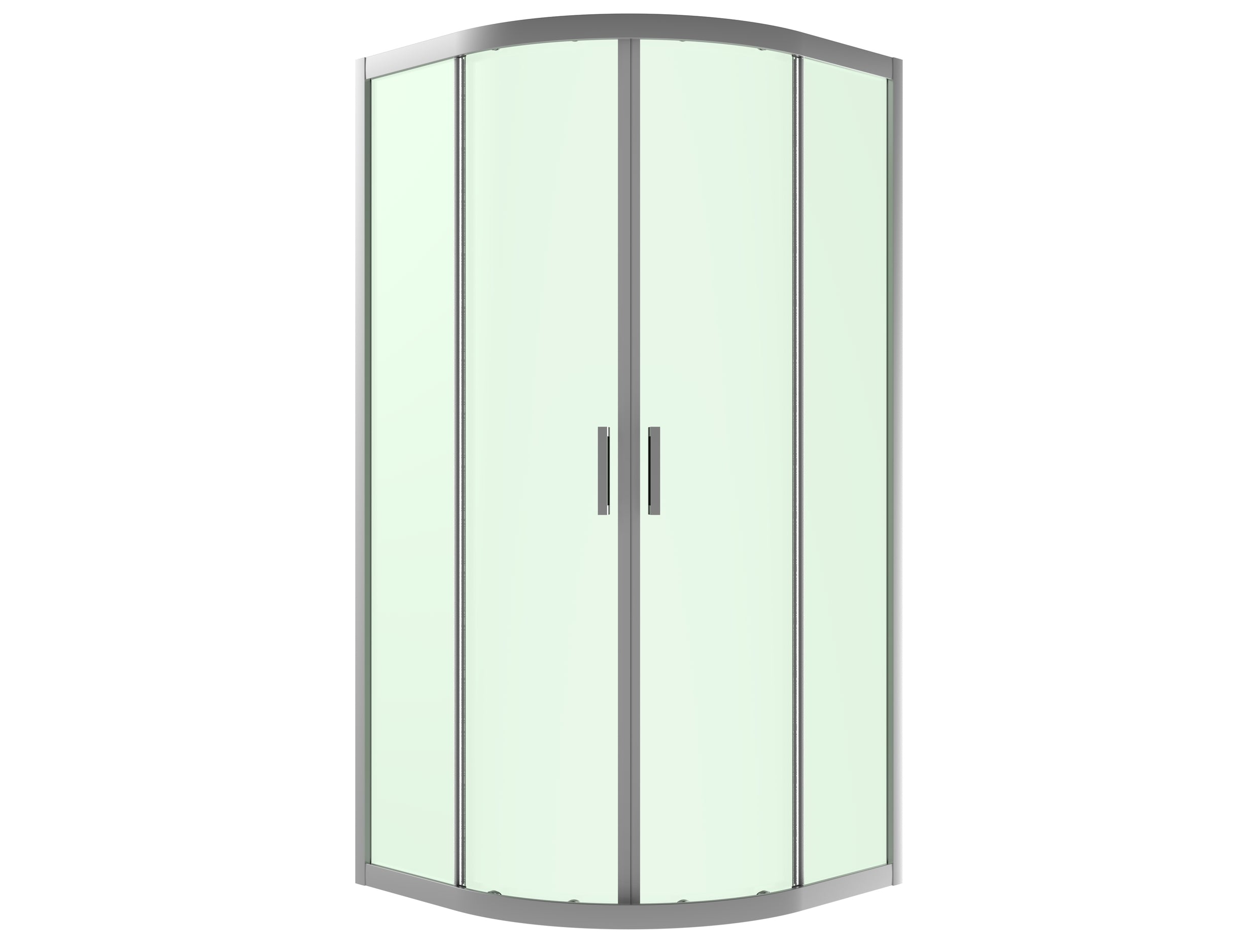 Vitellio Offset Quadrant Shower Door |1200x900mm | 20mm Adjustment | 6mm Glass - Chrome