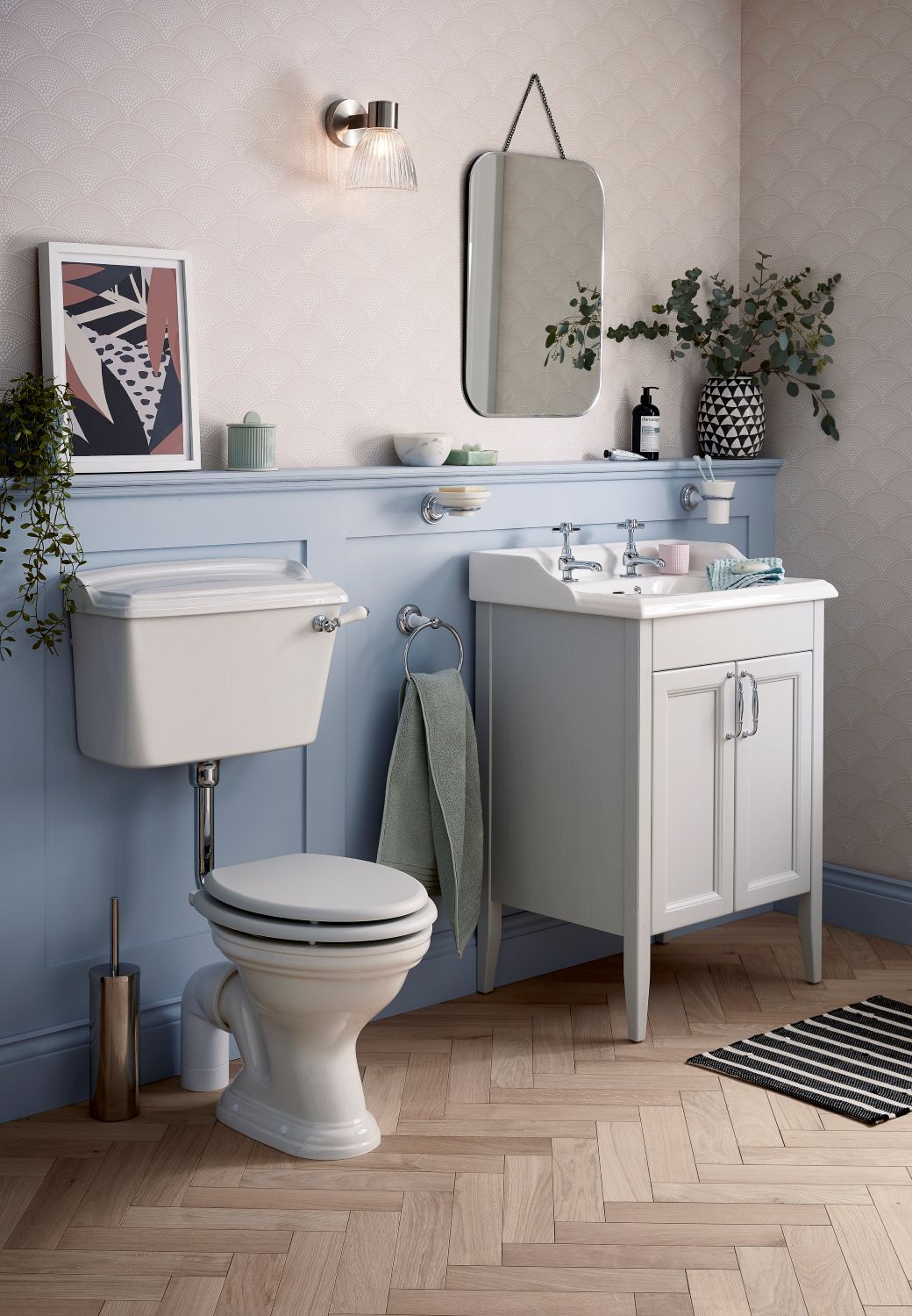 Heritage Dorchester Comfort Height Close Coupled Toilet Pan White
