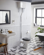 Heritage Granley Standard 610mm Basin 2 Tap Hole White