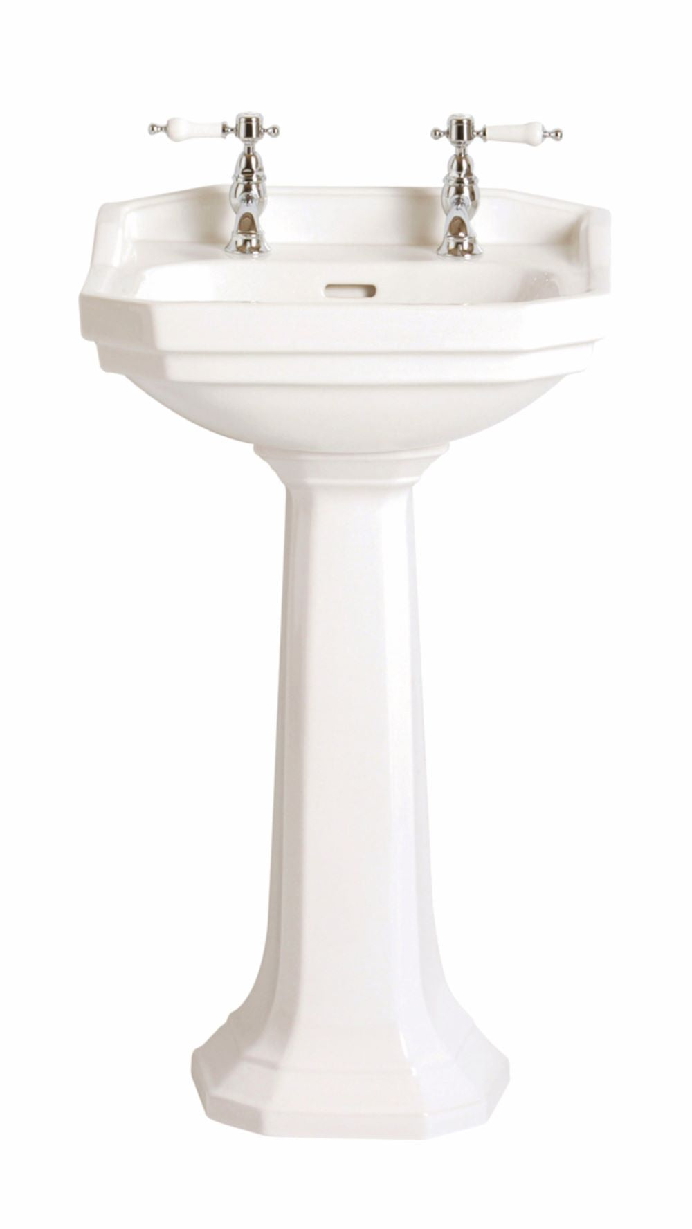 Heritage Granley Cloakroom 1 Tap Hole Basin White