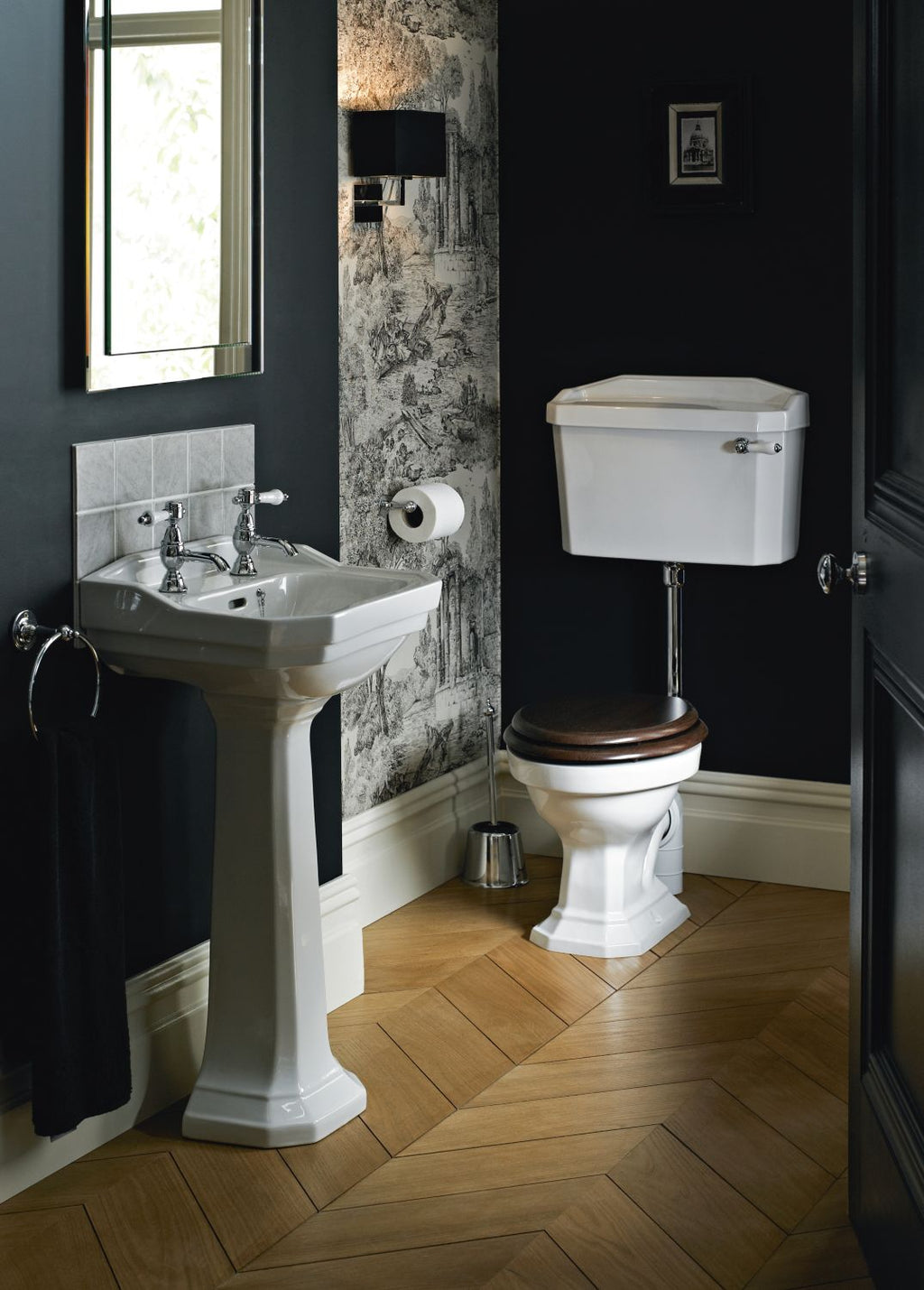 Heritage Low Level Toilet Pan only White