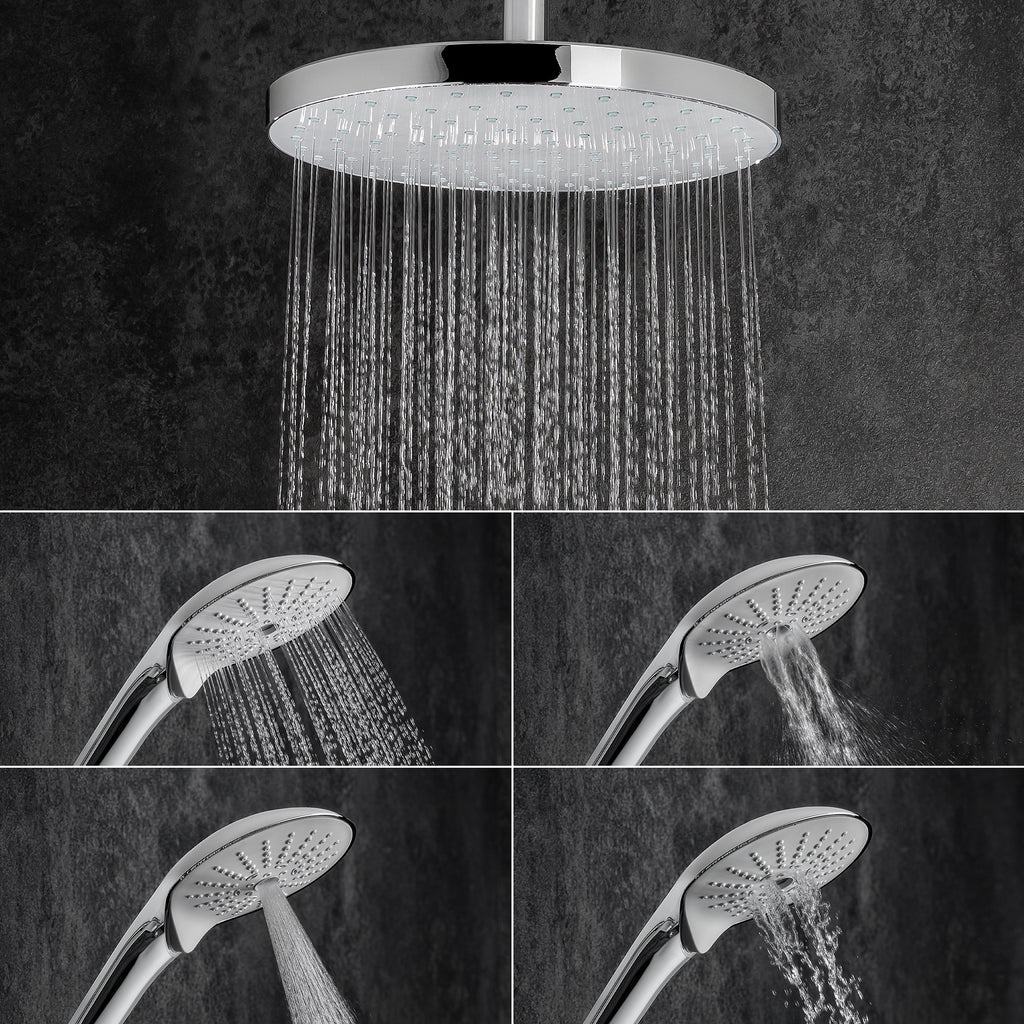 Mira Mode Ceiling Fed Dual Shower 1.1980.008