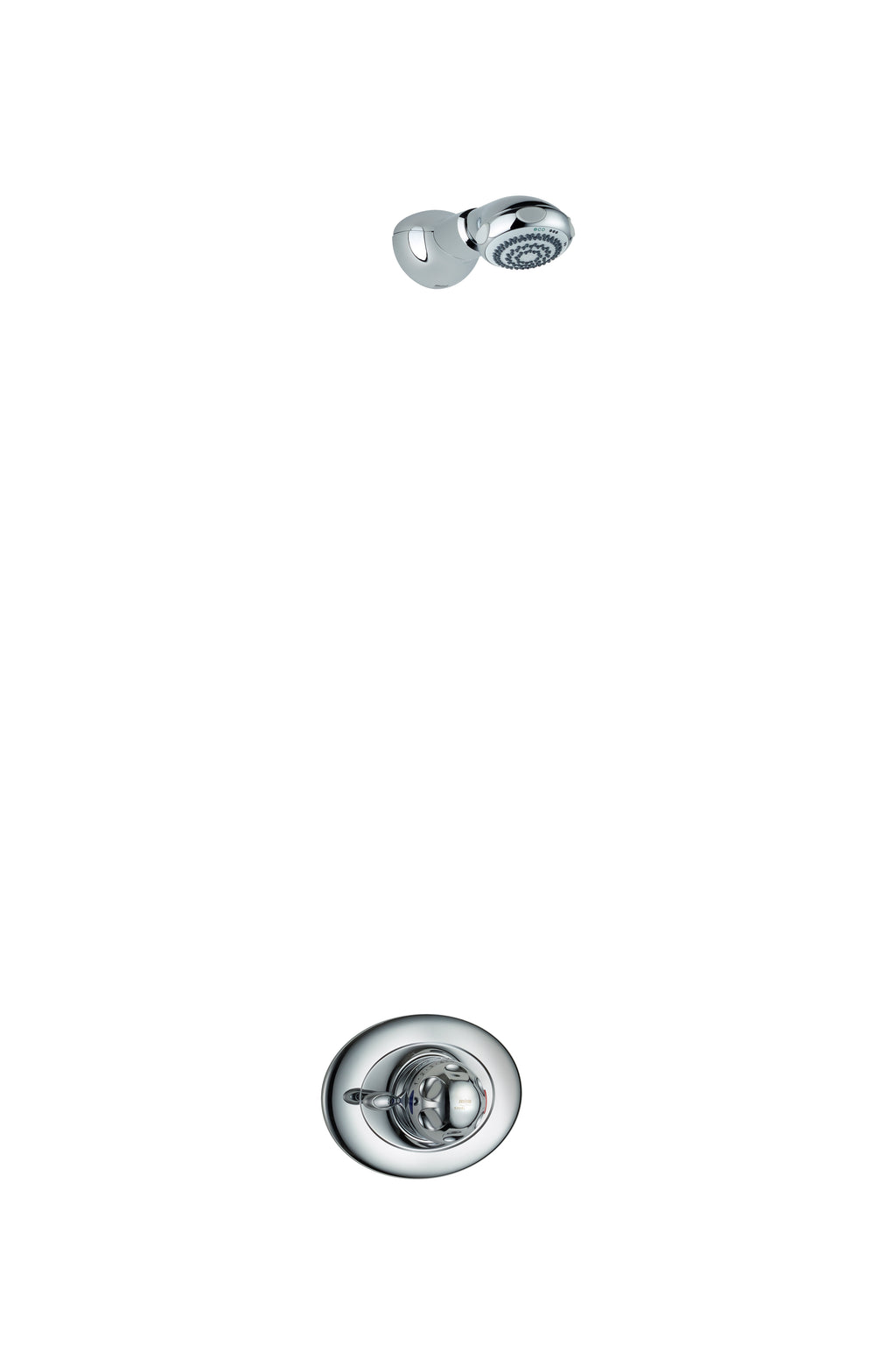 Mira Showers Excel Thermostatic Mixer Shower Built in Rigid Chrome 1.1518.307.