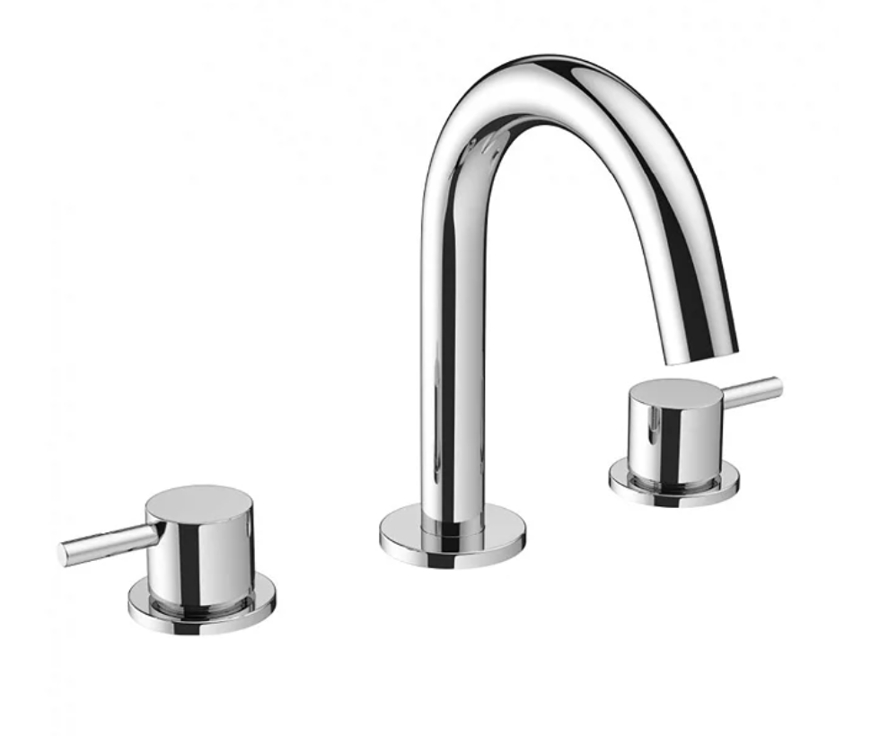 Crosswater MPairO 3TH Basin Mixer Chrome