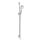 hansgrohe Crometta Shower set 100 1jet EcoSmart 9 l/min with shower bar 90 cm White/Chrome