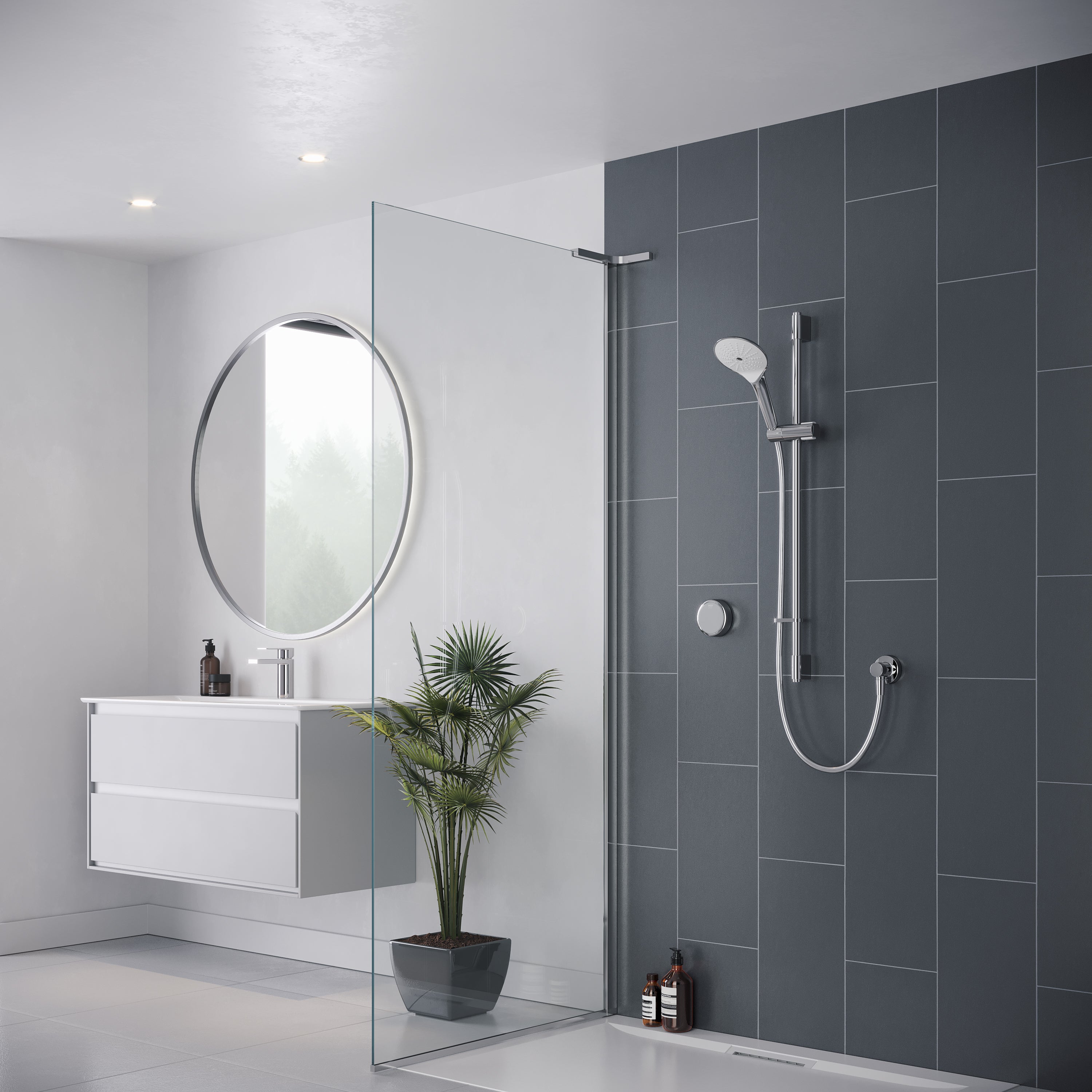 Mira Activate Smart Digital Shower High Pressure Single Outlet Rear Fed with ColdBoost��������� 1.1903.087