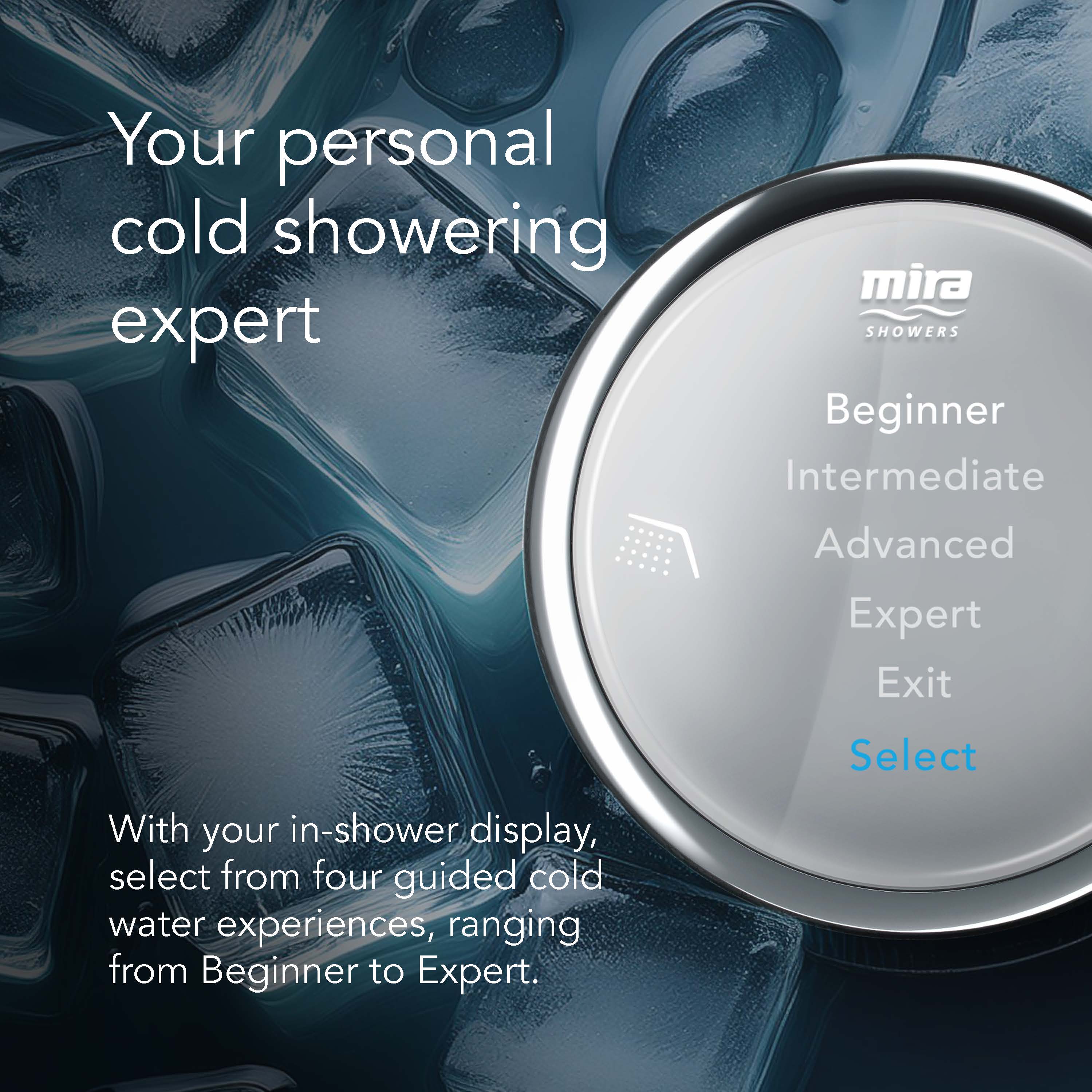 Mira Activate Smart Digital Shower High Pressure Single Outlet Rear Fed with ColdBoost��������� 1.1903.087