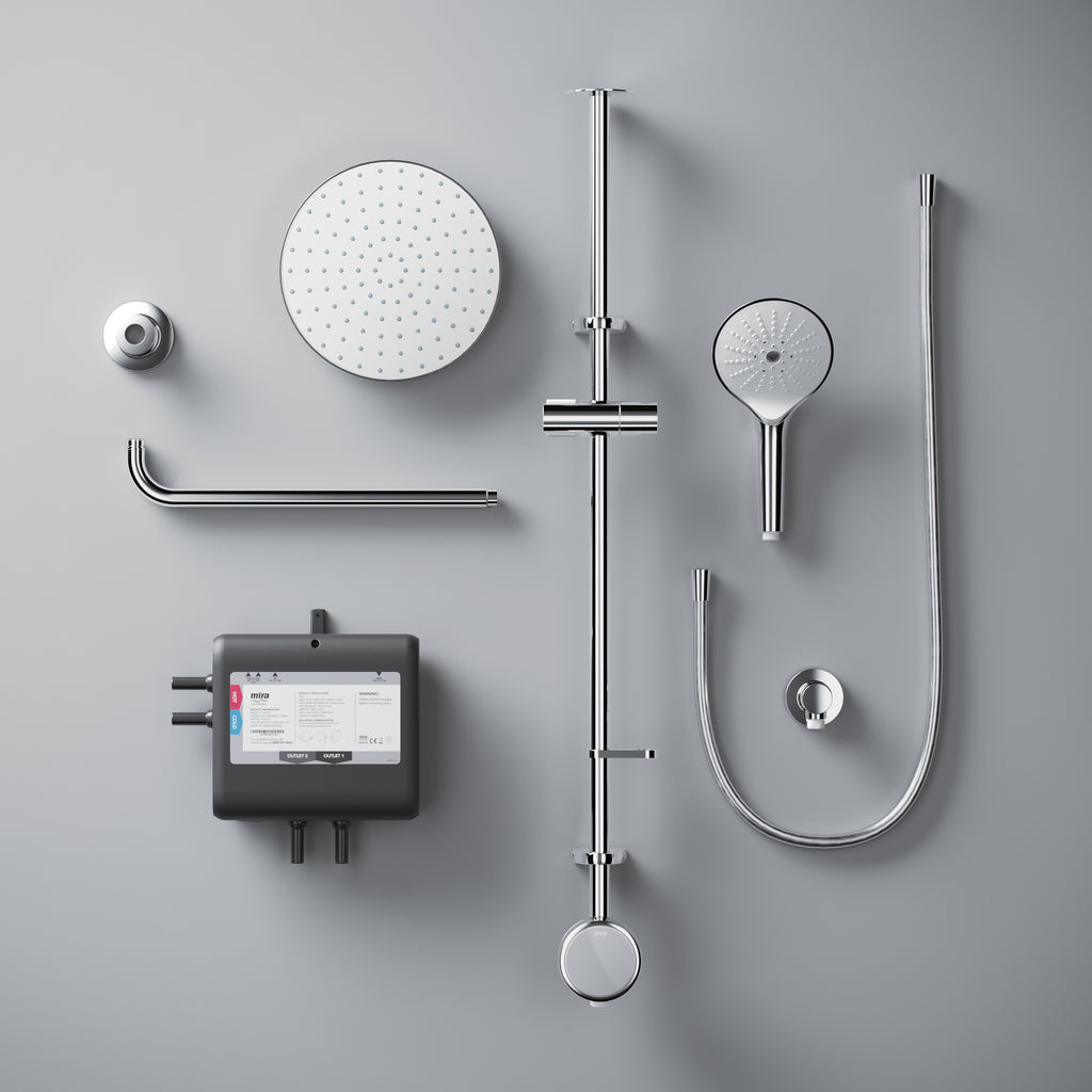 Mira Activate Smart Digital Shower High Pressure Dual Outlet Ceiling Fed with ColdBoost��������� 1.1903.088