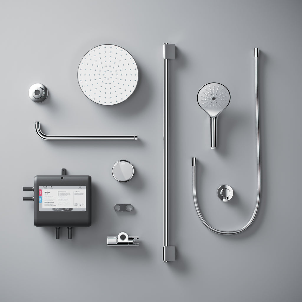 Mira Activate Smart Digital Shower High Pressure Dual Outlet Rear Fed with ColdBoost��������� 1.1903.089