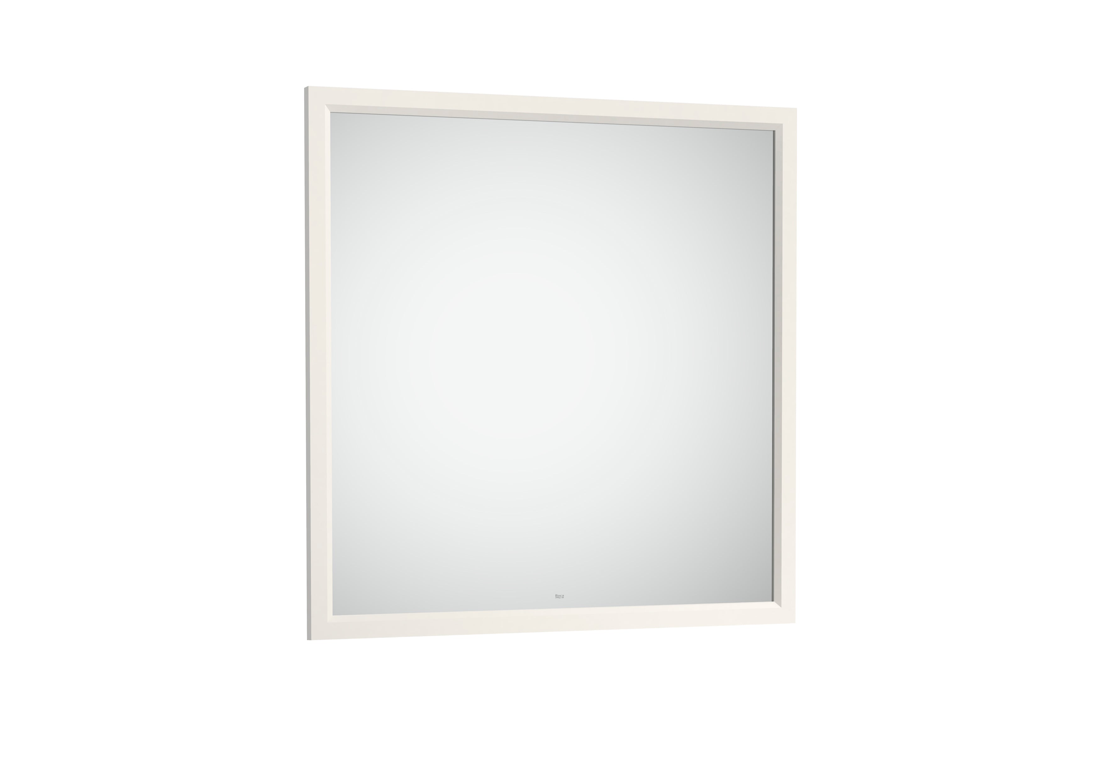 Roca Romea Furniture Framed Mirror 800 x 800mm White Satin