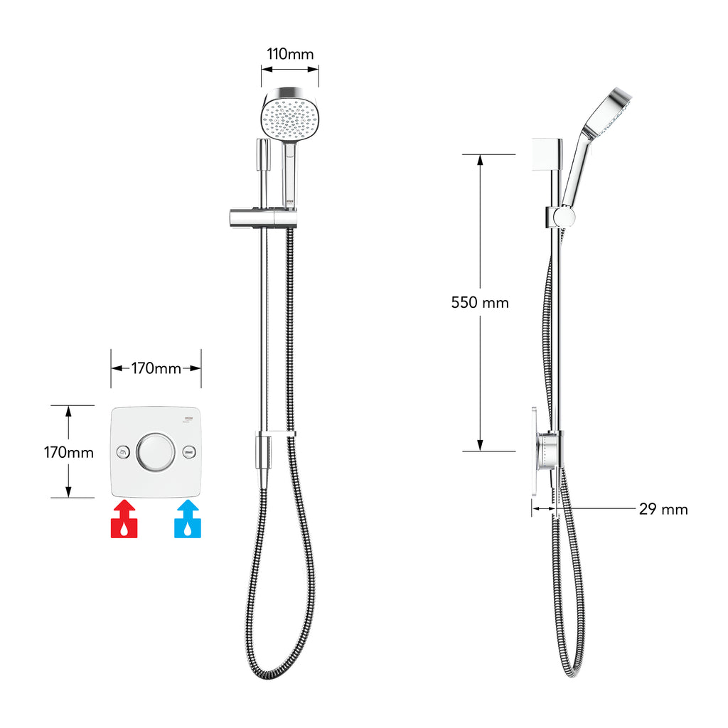 MIRA EVOCO DUAl BATHFILl W/ HYDROGLO 1.1967.006
