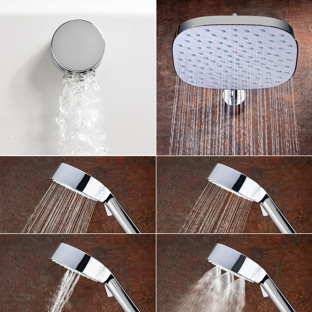 MIRA EVOCO TRIPLE OUTLET W/ HYDROGLO 1.1967.009