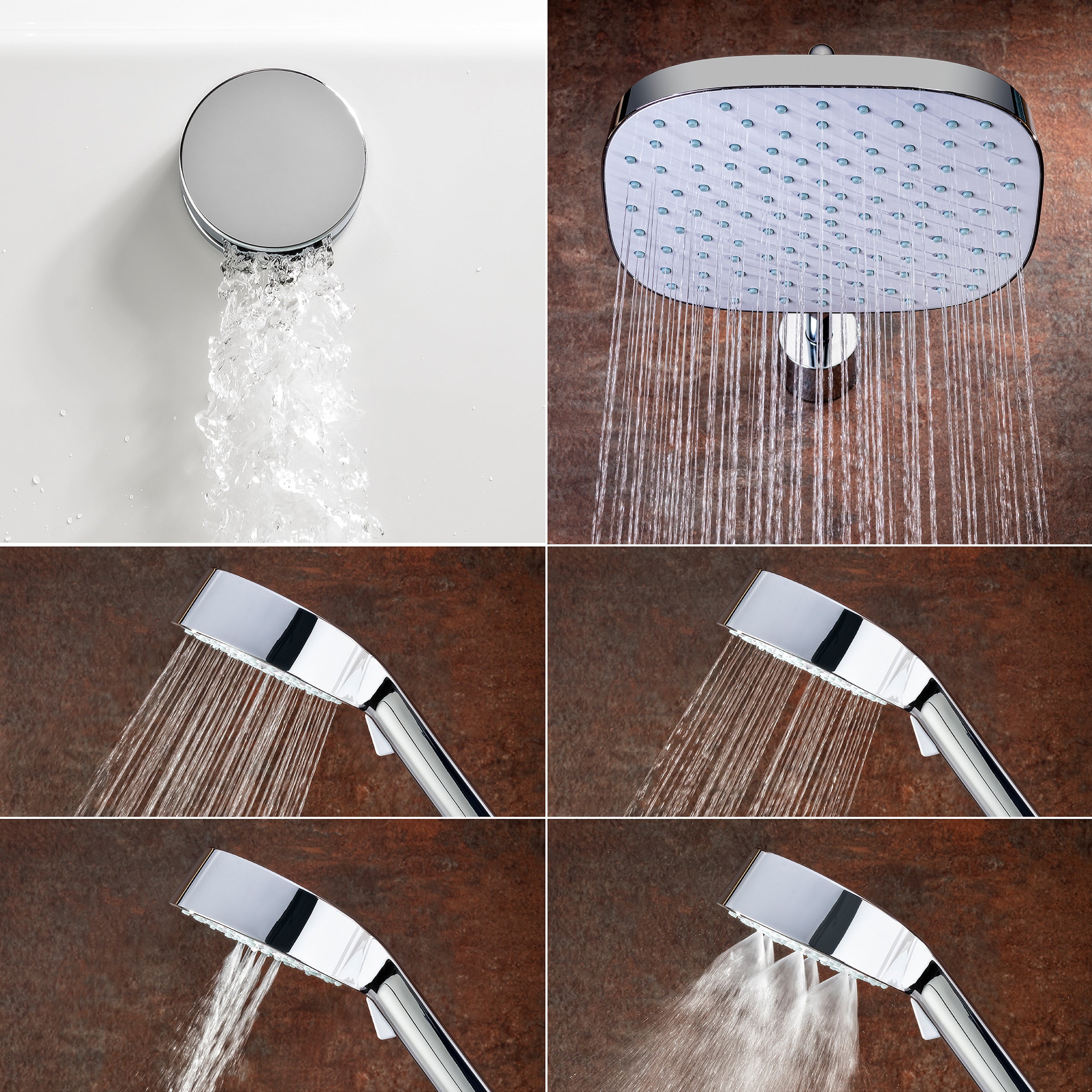 MIRA EVOCO TRIPLE OUTLET W/ HYDROGLO 1.1967.009