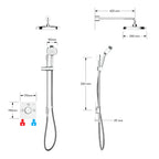 MIRA EVOCO TRIPLE OUTLET W/ HYDROGLO 1.1967.009