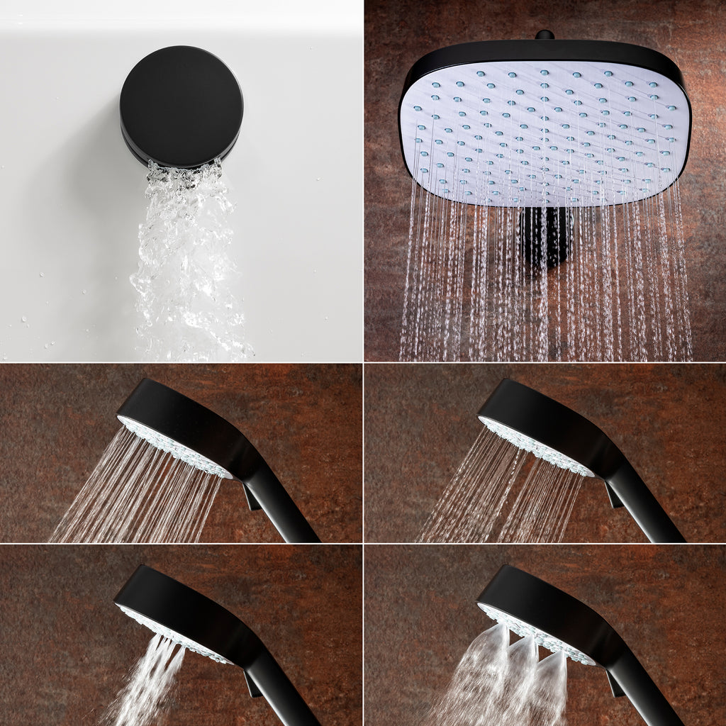 MIRA EVOCO TRIPLE OUTLET Bl W/ HYDROGLO 1.1967.010