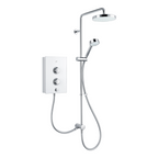 Mira Decor Dual Outlet Electric Shower 10.8kW White 1.1894.009.