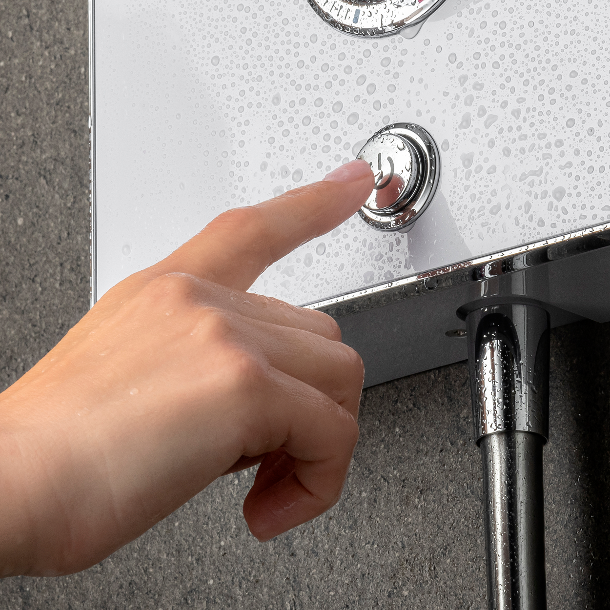 Mira Decor Dual Outlet Electric Shower 10.8kW White 1.1894.009.