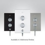 Mira Decor Dual Outlet Electric Shower 10.8kW White 1.1894.009.