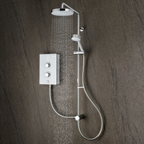 Mira Decor Dual Outlet Electric Shower 10.8kW White 1.1894.009.
