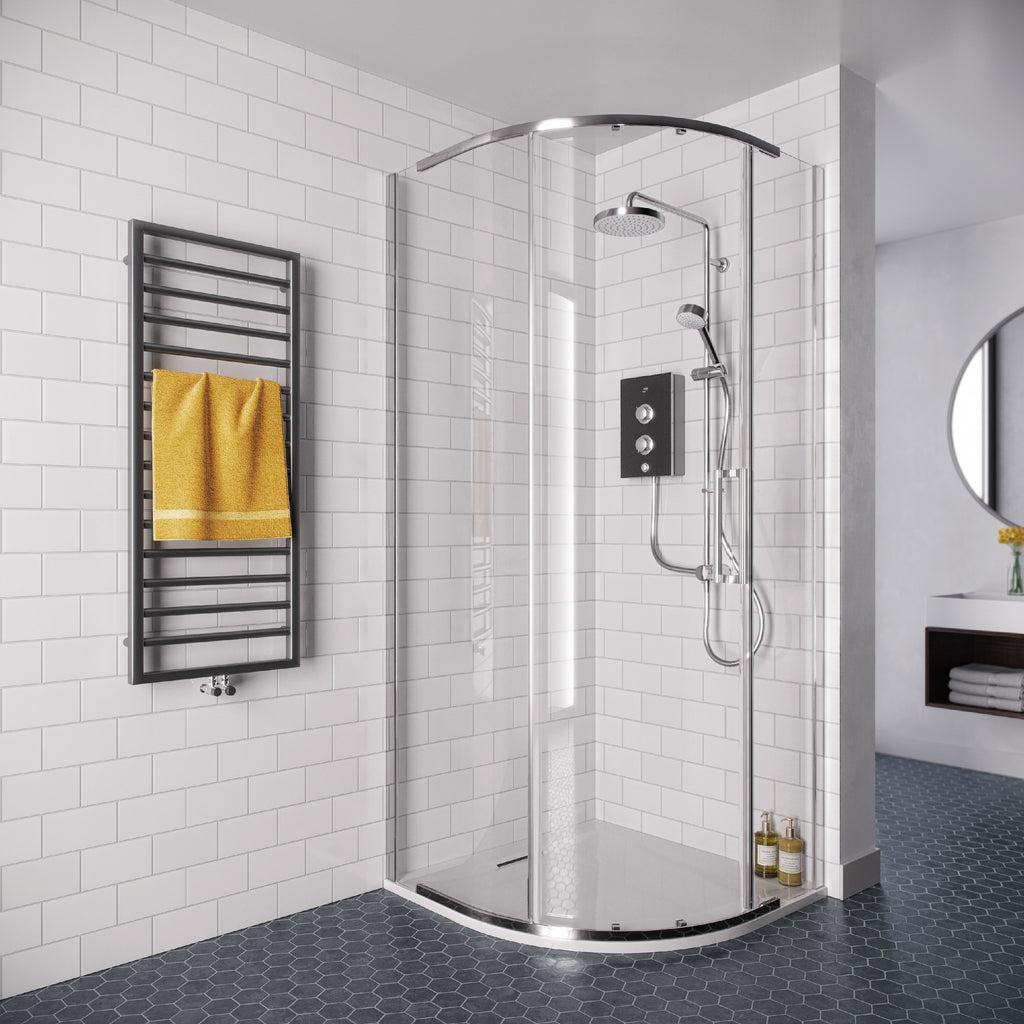 Mira Decor Dual Outlet Electric Shower 10.8kW Black Onyx 1.1894.006.