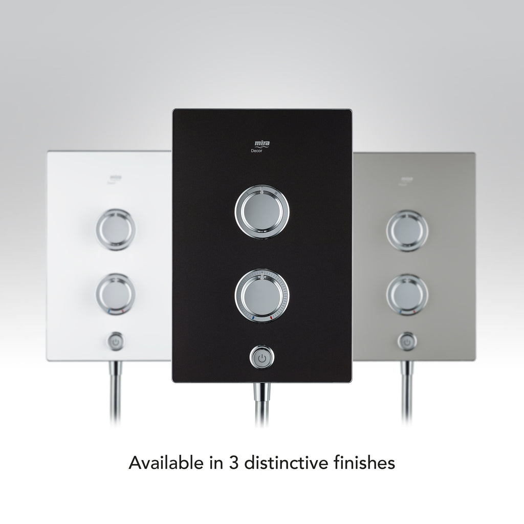 Mira Decor Single Outlet Electric Shower 8.5Kw Black Onyx 1.1894.004.