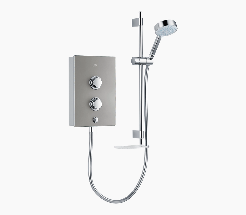 Mira Decor Single Outlet Electric Shower 9.5kW Silver 1.1894.002.
